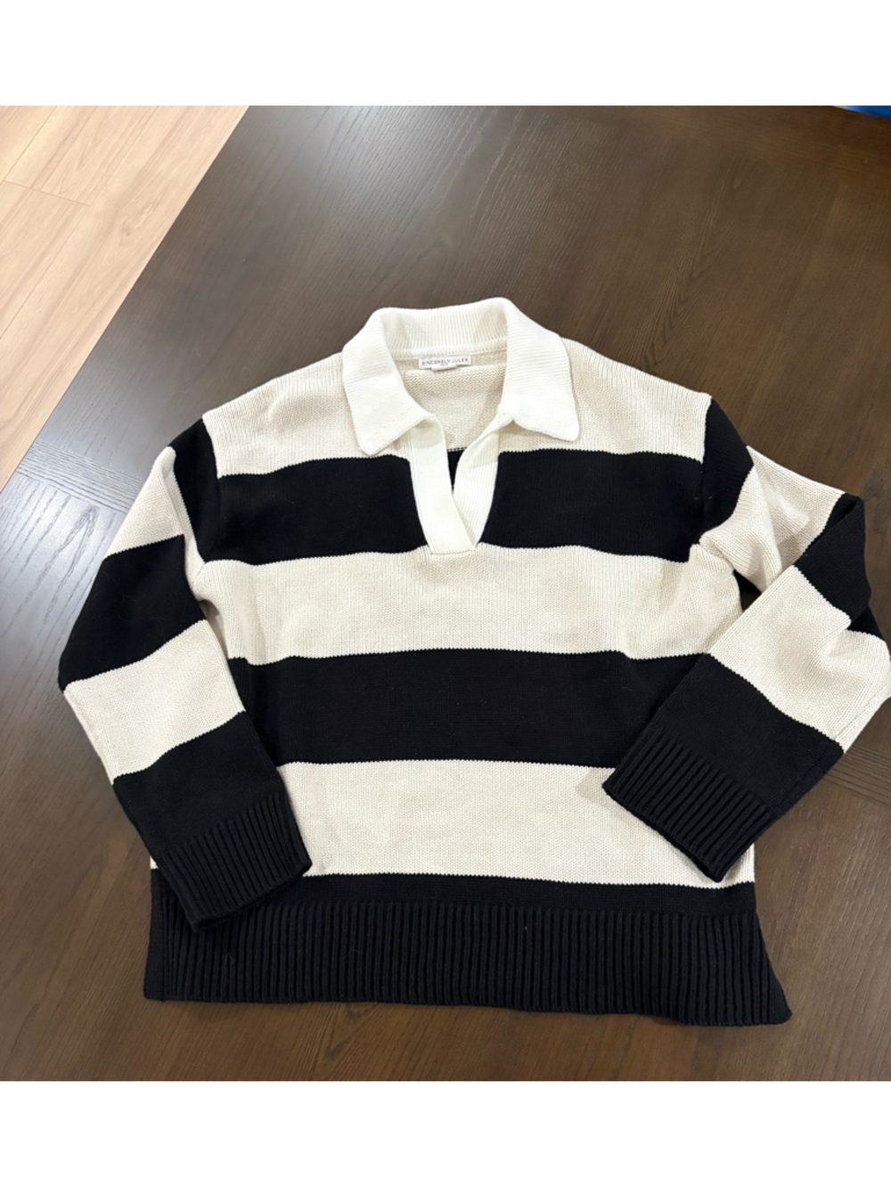 NWOT Rugby style Knit Sweater